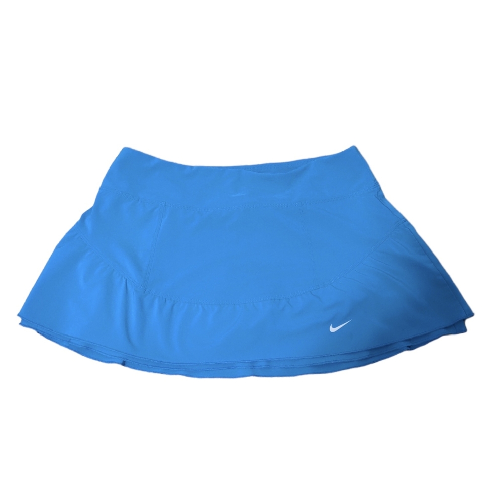 blue nike tennis skirt